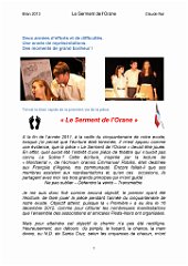 8 Bilan 2013 le serment de l orane (1)